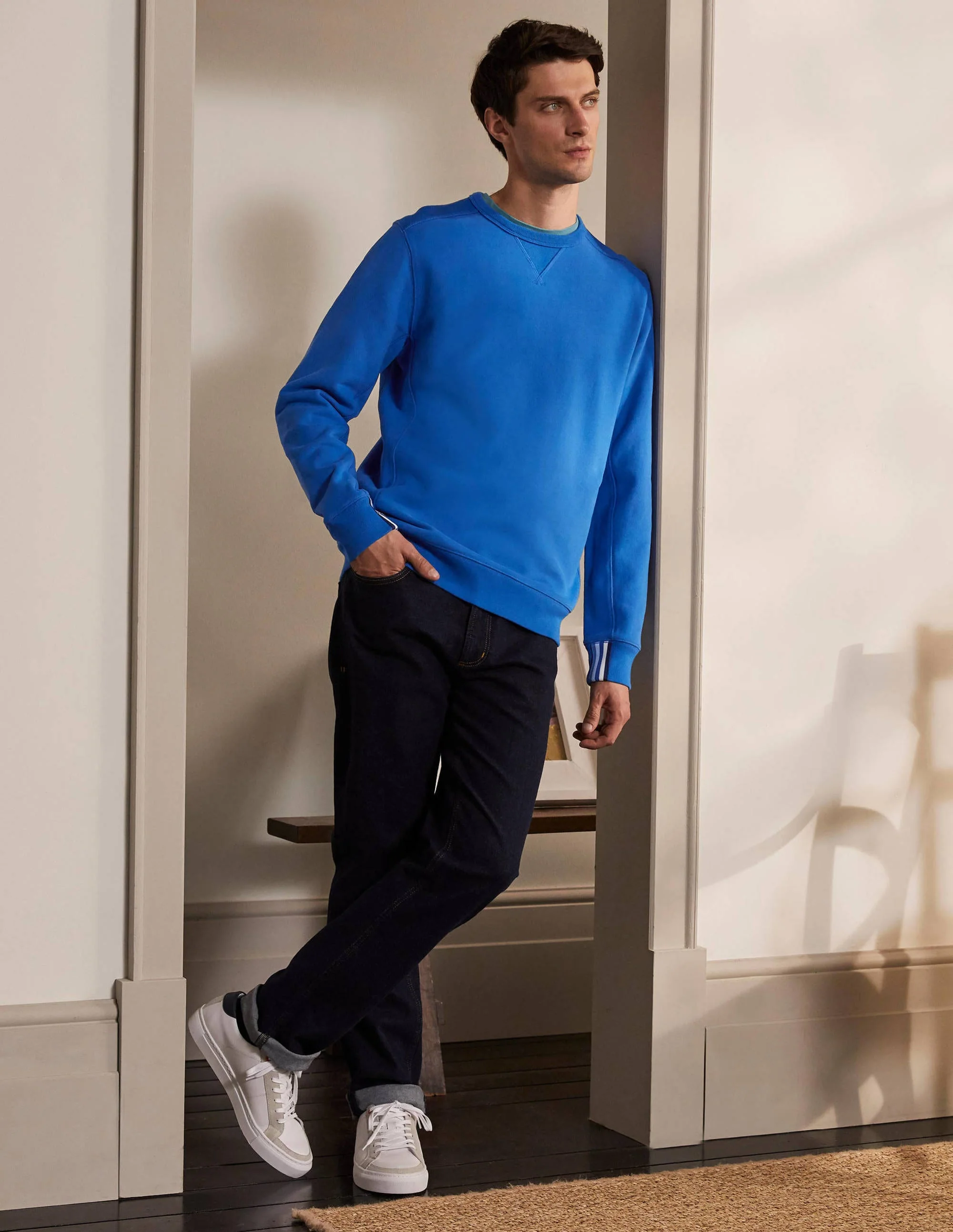Superweiches Sweatshirt-Französisches Blau - Image 4