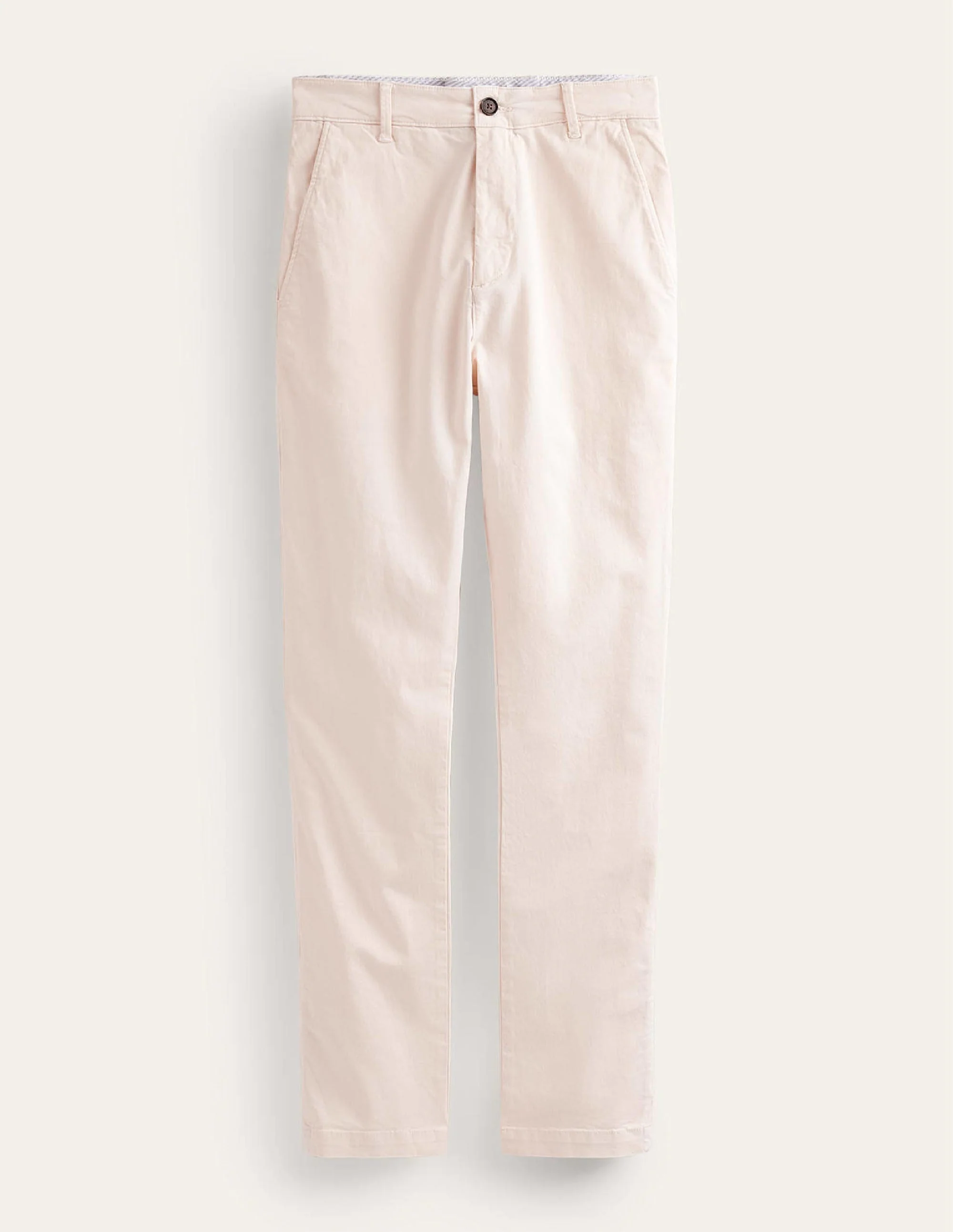 Vorgewaschene Chinohose-Naturweiß