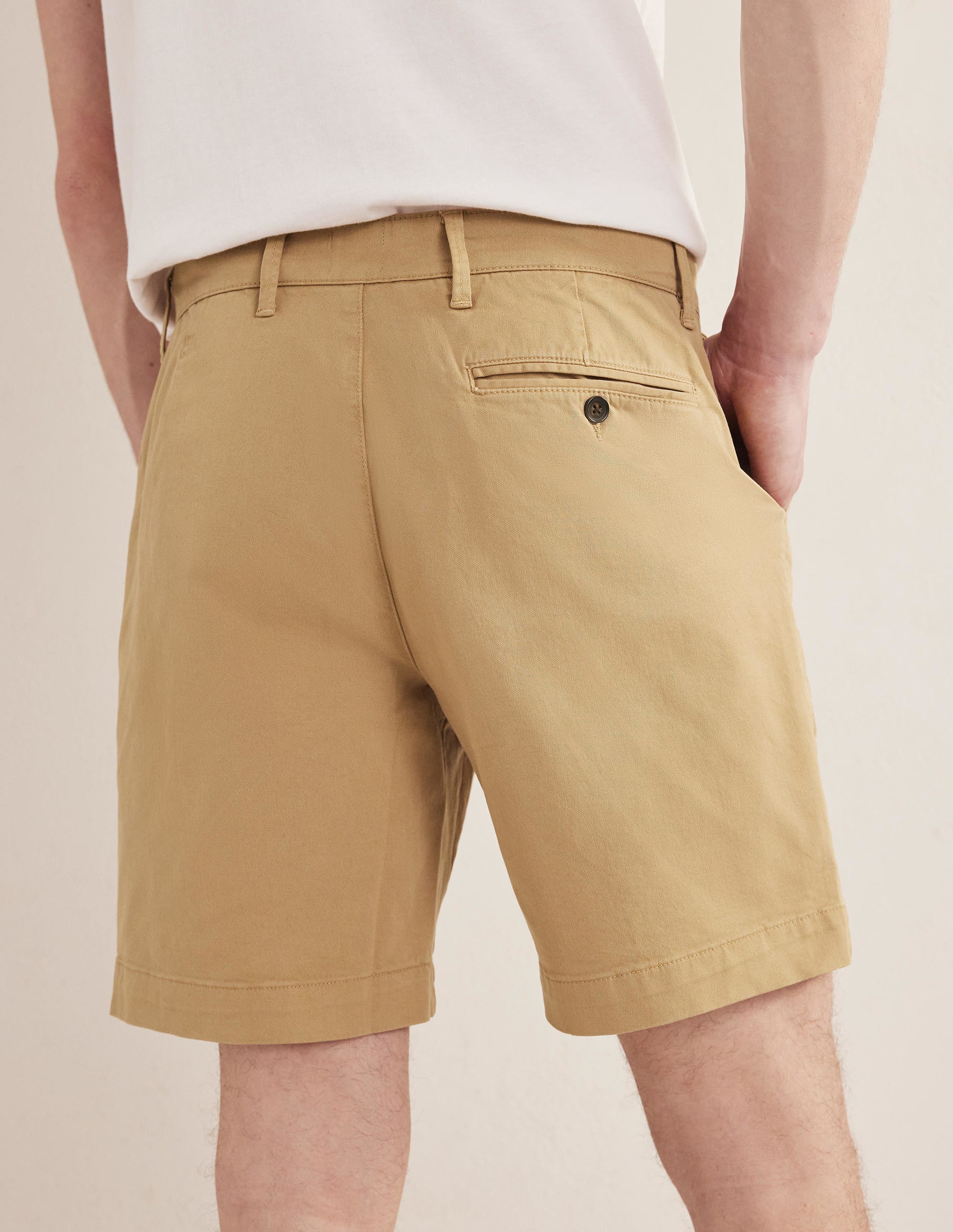 Vorgewaschene Chinoshorts-Pergamentbraun - Image 3