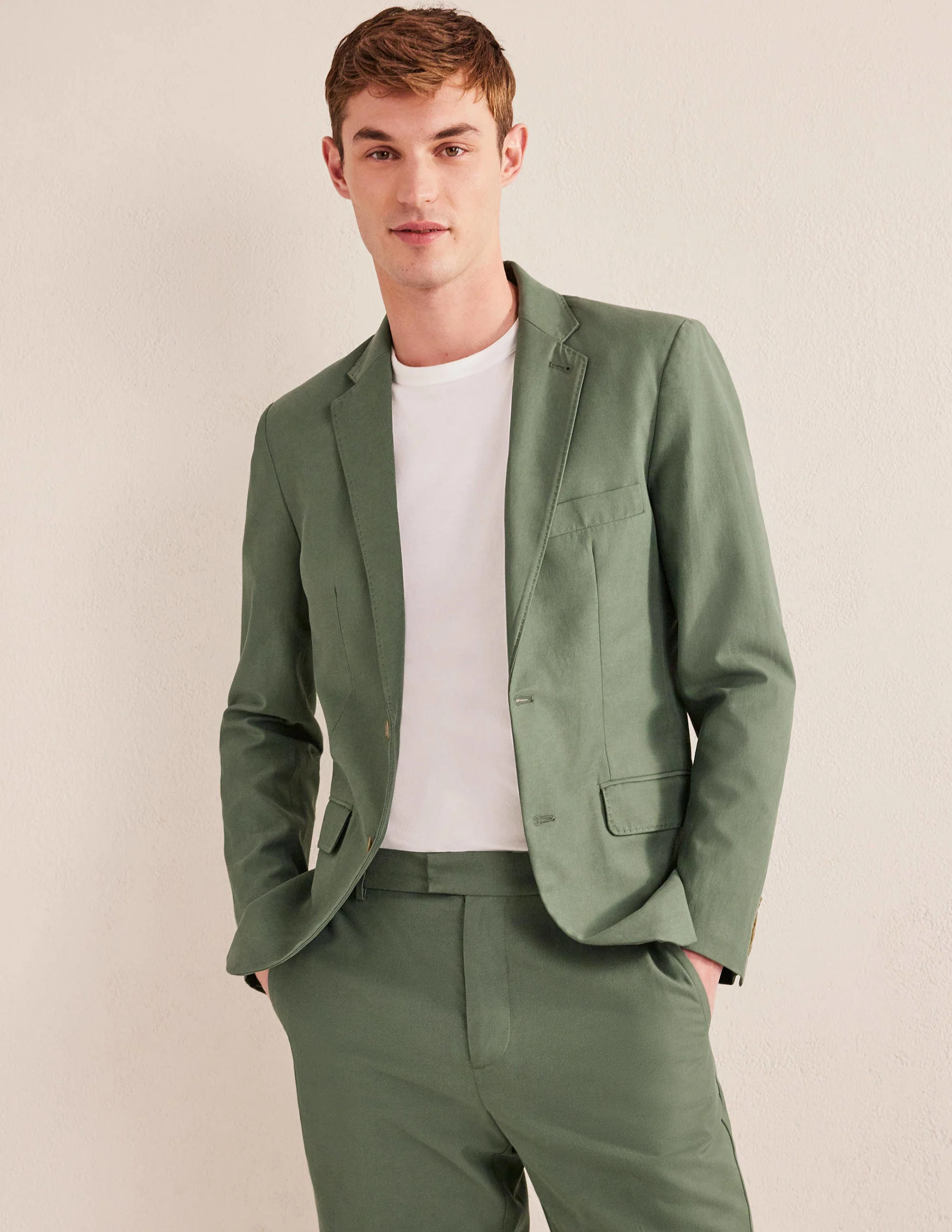 Vorgewaschener, schicker Blazer-Alligatorgrün