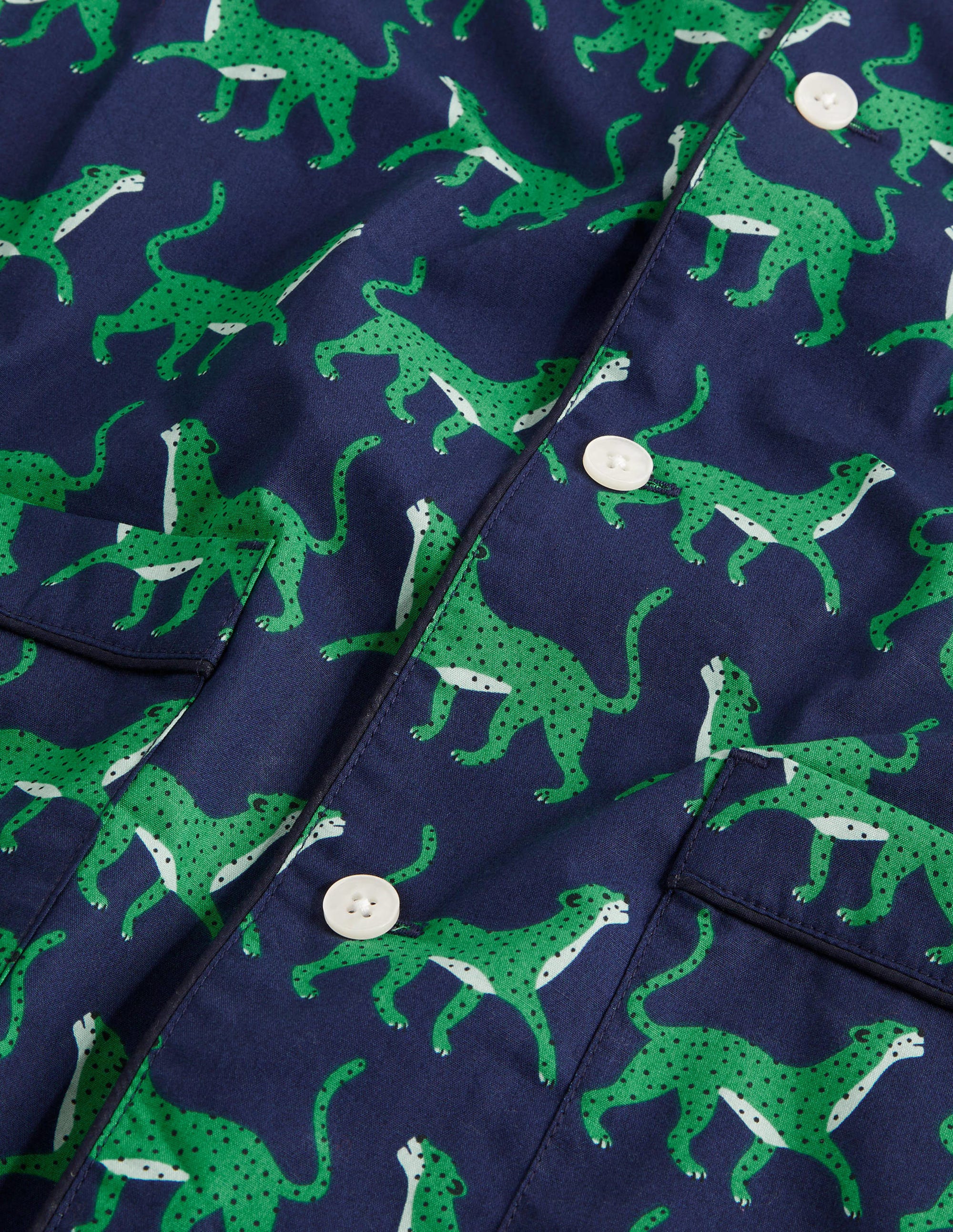 Web-Schlafanzug-Set-Navy, Leopardenmuster - Image 8