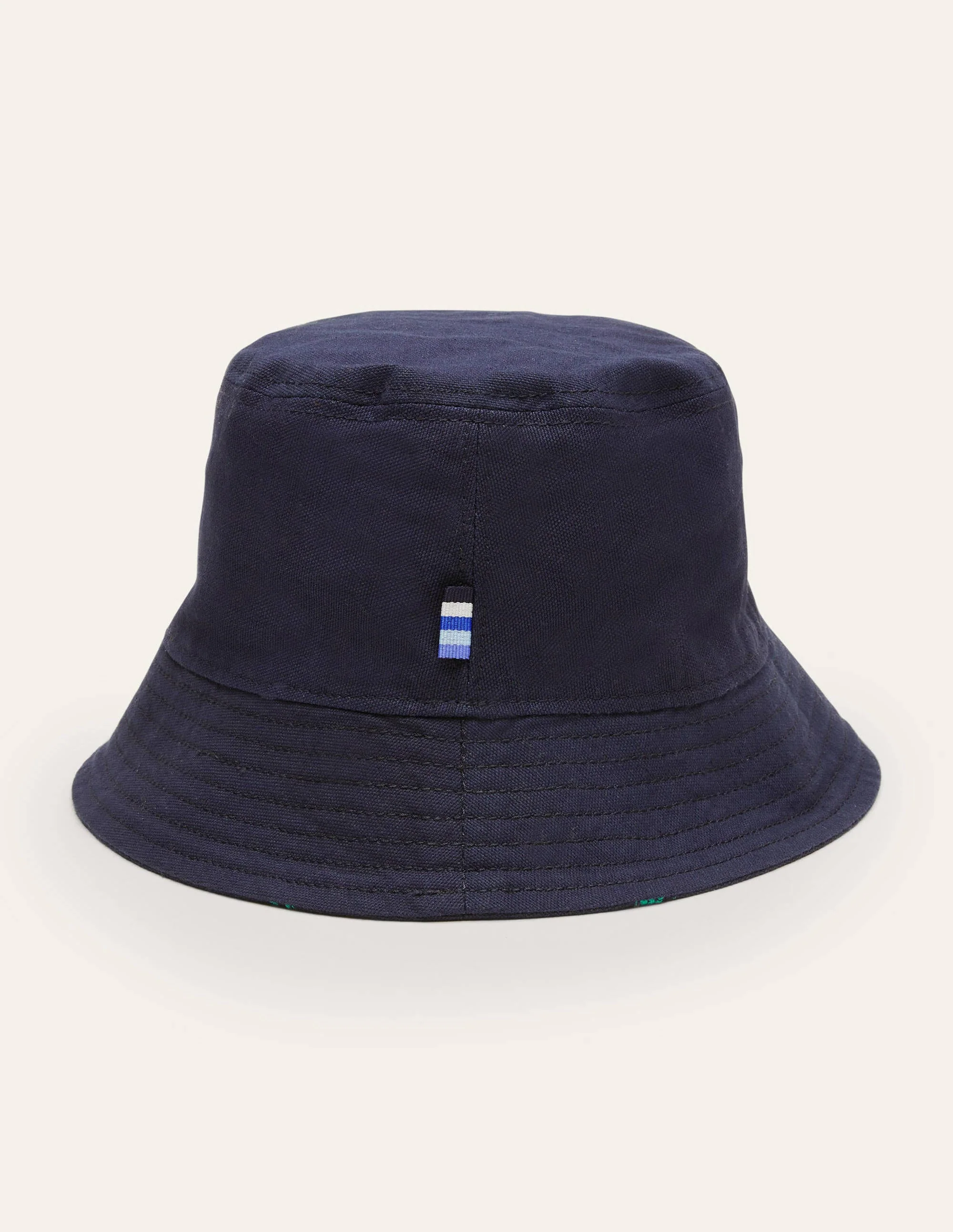 Wendbarer Anglerhut-Navy, Palmenstickerei - Image 3